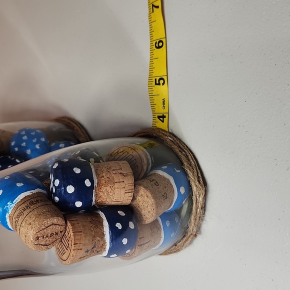 Handmade Rustic Patriotic Vibes Toadstools Candle Holders/ Table Decor - Picture 7 of 9